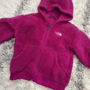 Great condition fleece toddler girl north face jacket ! Size 5t
